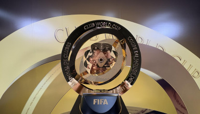 Fotografía del trofeo del Mundial de Clubes