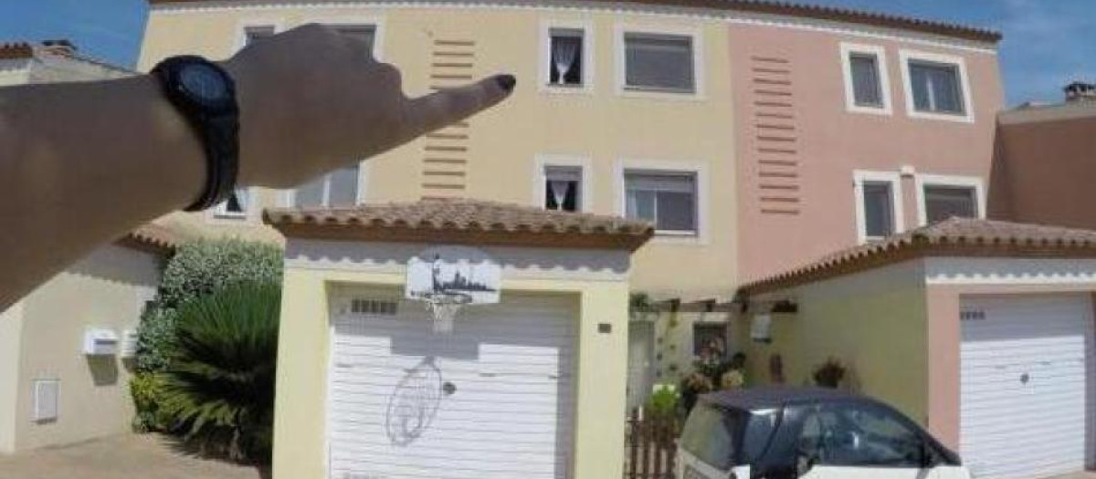 Una imagen de la casa, según se anunciaba en internet